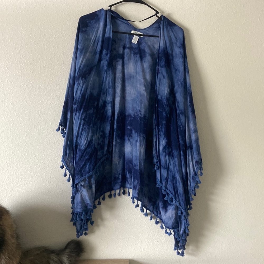 Cute blue tie dye cover